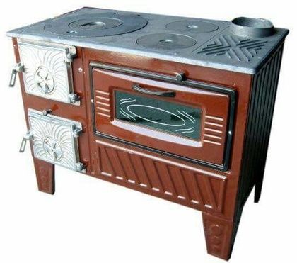 Отопительно-варочная печь МастерПечь ПВ-03 с духовым шкафом, 7.5 кВт в Ханты-Мансийске