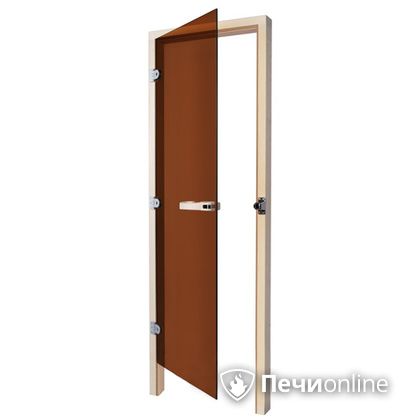 Дверь для бани Sawo Дверь 730 - 3SGD бронза левая без порога кедр 690mm х 1850mm в Ханты-Мансийске