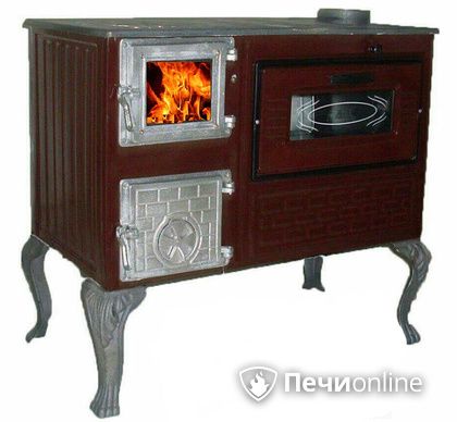 Отопительно-варочная печь МастерПечь ПВ-06 с духовым шкафом, 7.5 кВт в Ханты-Мансийске