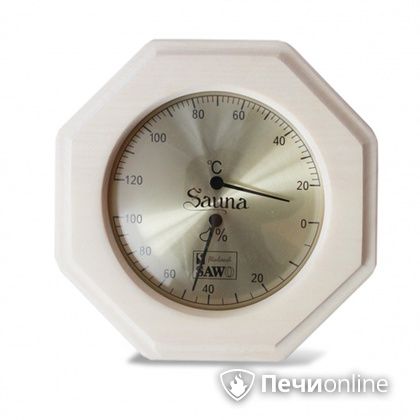 Термогигрометр Sawo 241-THA 8-угольный осина в Ханты-Мансийске