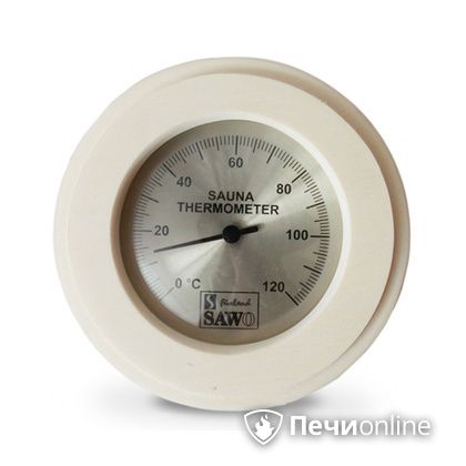 Термометр Sawo 230-TA Круглый со стеклом осина в Ханты-Мансийске
