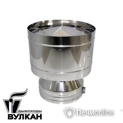 Дефлектор Вулкан DDH с изоляцией 50 мм D=300/400 нержавейка/оцинковка в Ханты-Мансийске